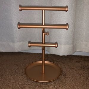 Rose Gold Jewelry Holder Stand